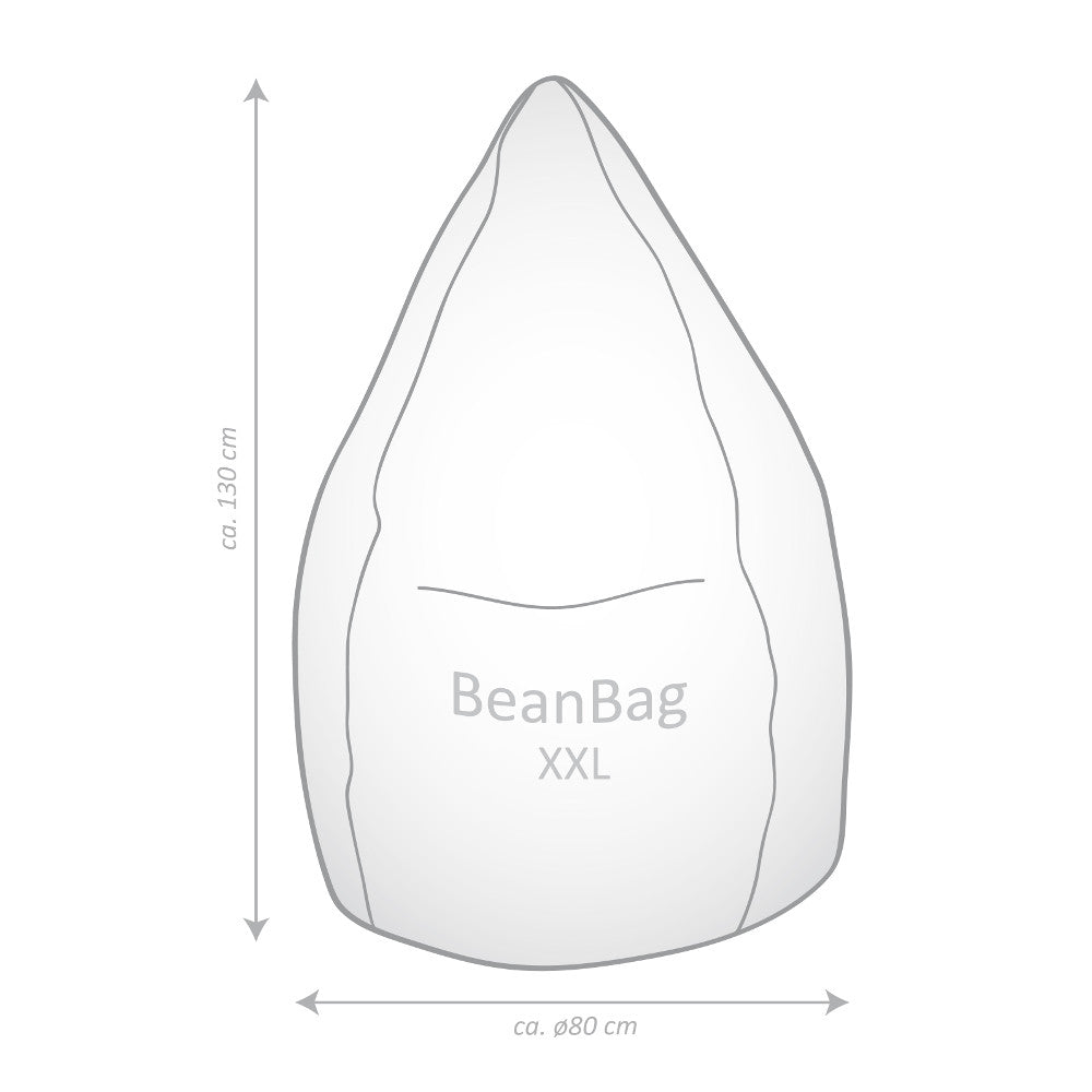 Sitzsack BeanBag Brava XXL, anthrazit