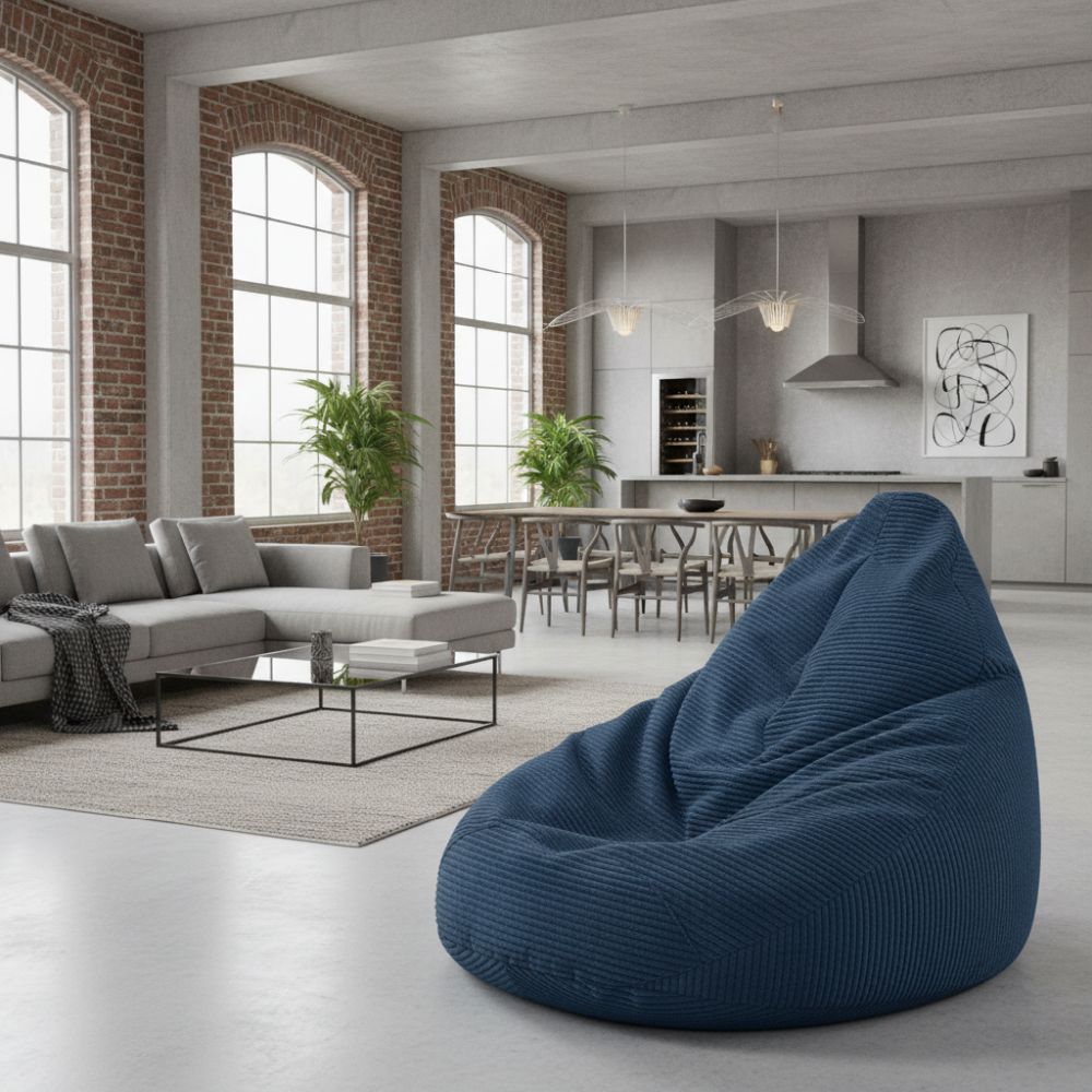 Sitzsack Flumpster Dune XXL, dunkelblau