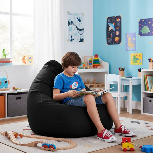 Sitzsack BeanBag Easy XL, schwarz