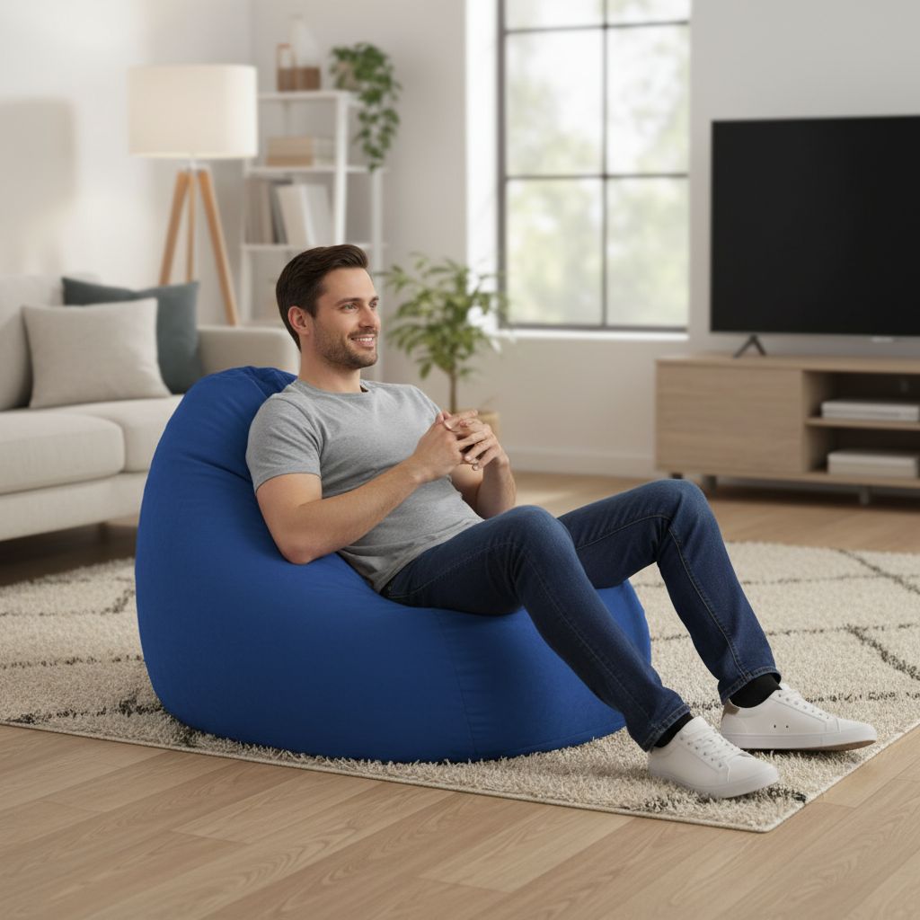 Sitzsack BeanBag Easy XXL, dunkelblau