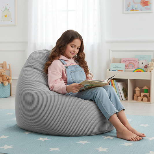 Sitzsack BeanBag Shara XL, grau