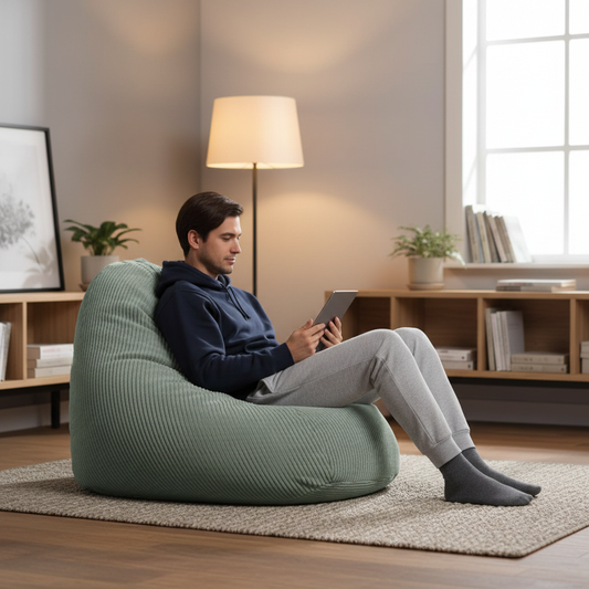 Sitzsack BeanBag Shara XXL, salbei