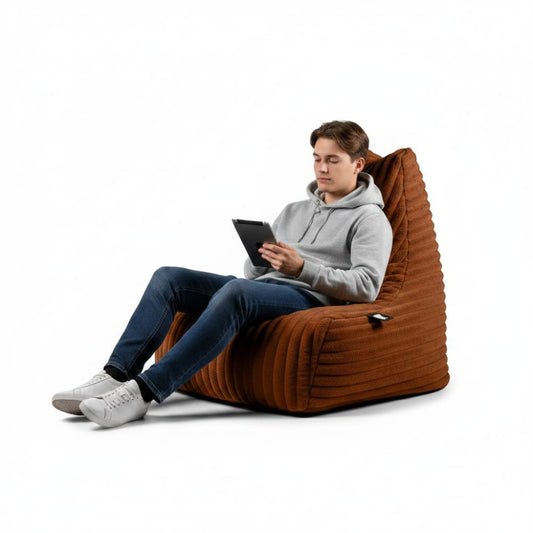 Sitzsack b-bag-mighty-b Indoor Cord amber