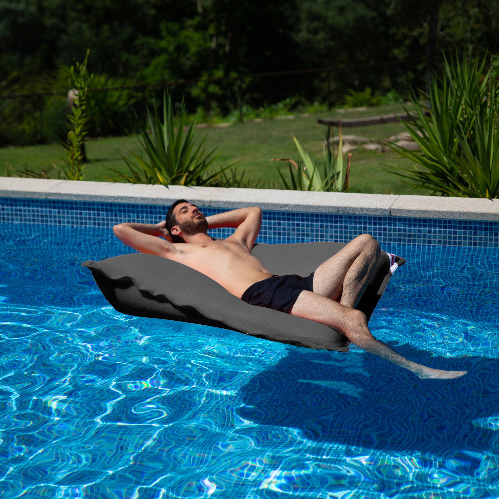 Sitzsack Schwimmkissen anthrazit