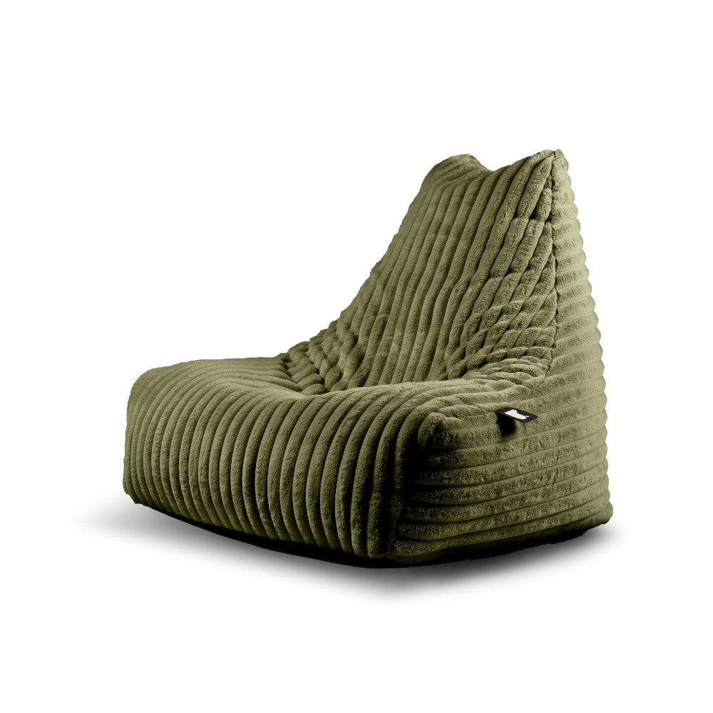 Sitzsack b-bag-mighty-b Indoor Cord grün