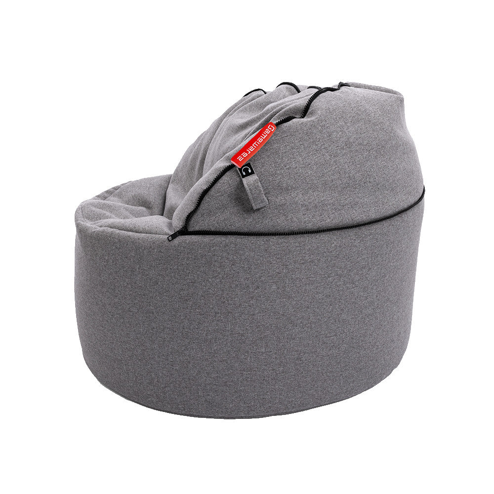 Gamewarez Gaming Sitzsack Morph Felt, grau