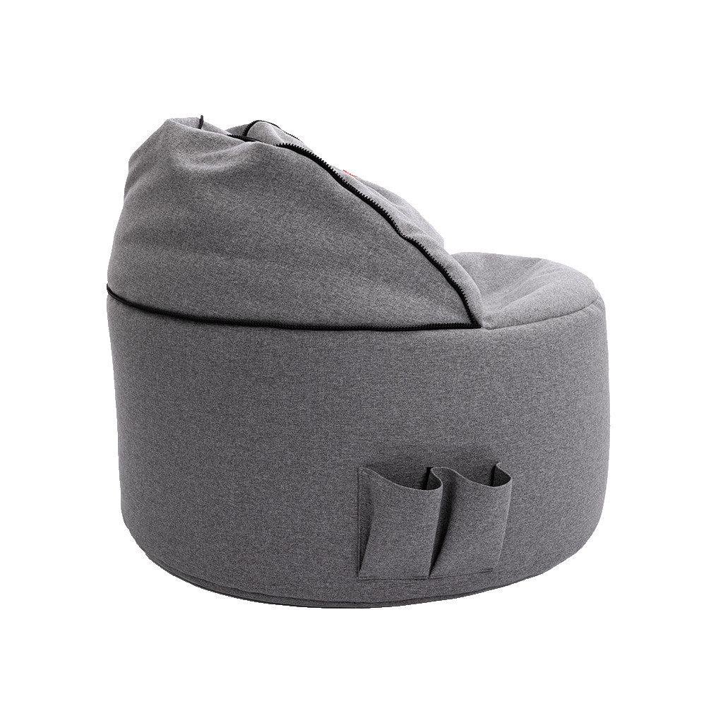 Gamewarez Gaming Sitzsack Morph Felt, grau