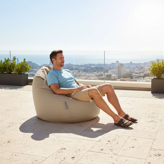 Sitzsack Beanbag Talea XXL Outdoor, sand