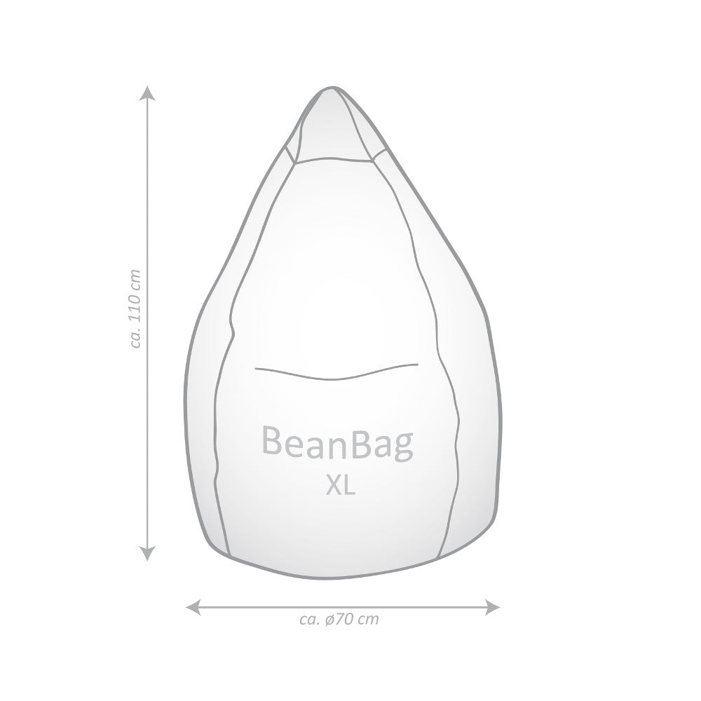 Sitzsack BeanBag Brava XL, grün