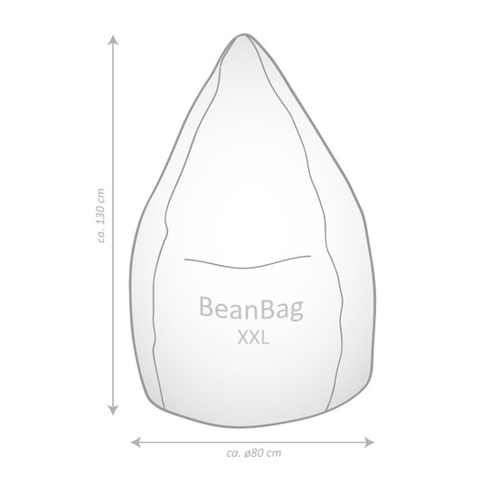 Sitzsack BeanBag Brava XXL, dunkelblau