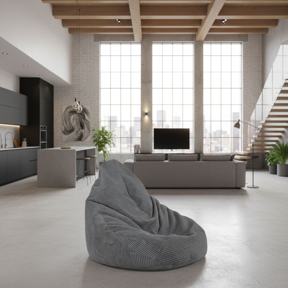 Sitzsack Flumpster Dune XXL, anthrazit