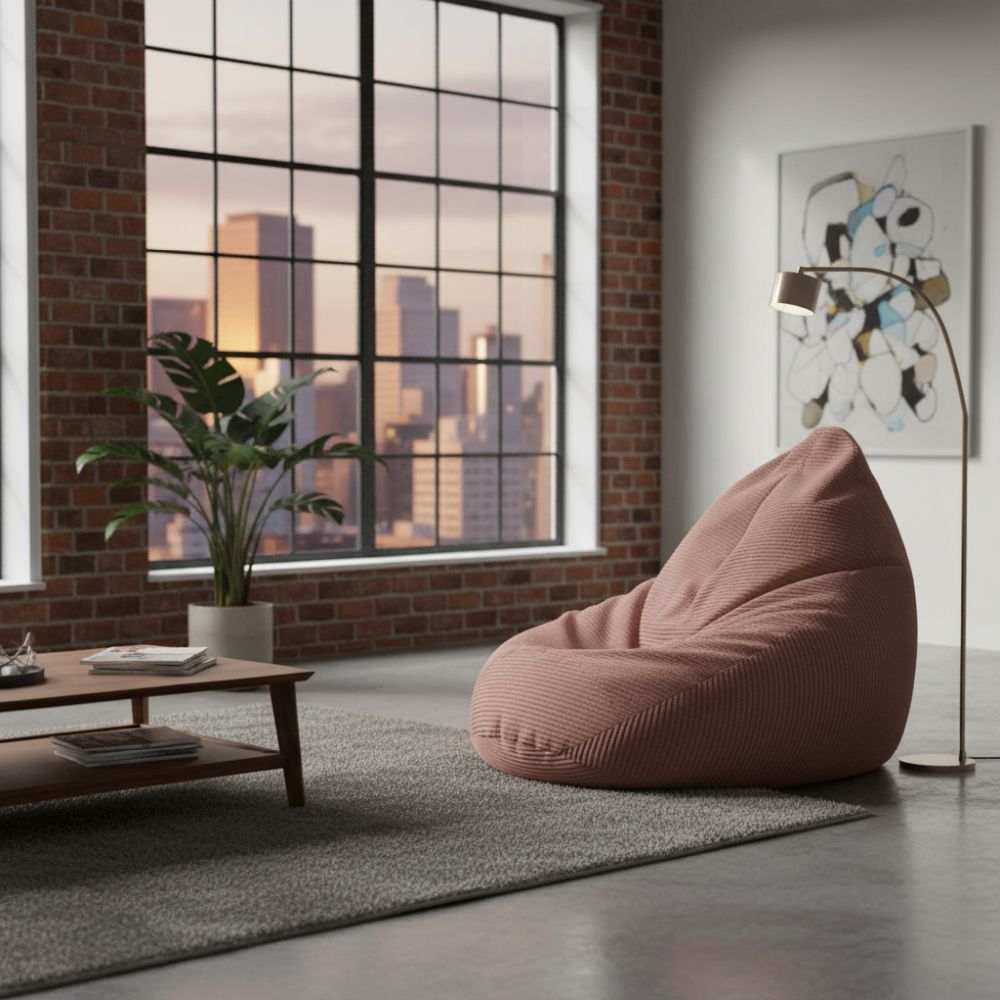 Sitzsack Flumpster Dune XXL, terracotta