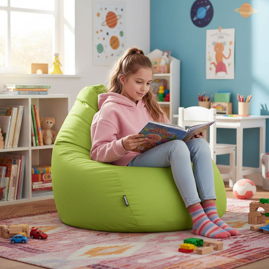Sitzsack BeanBag Easy XL, grün