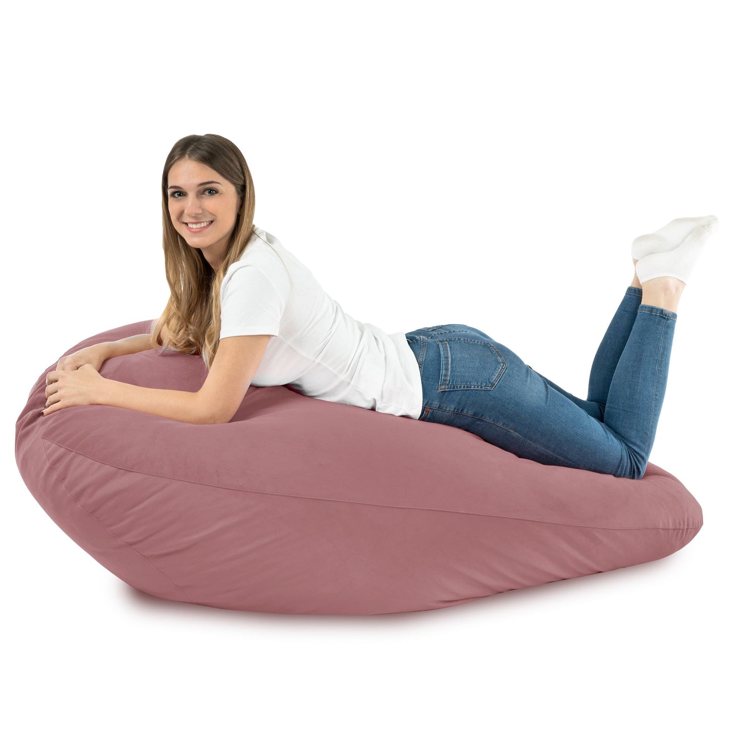 Sitzsack Flumpster Cloud XXL, altrose