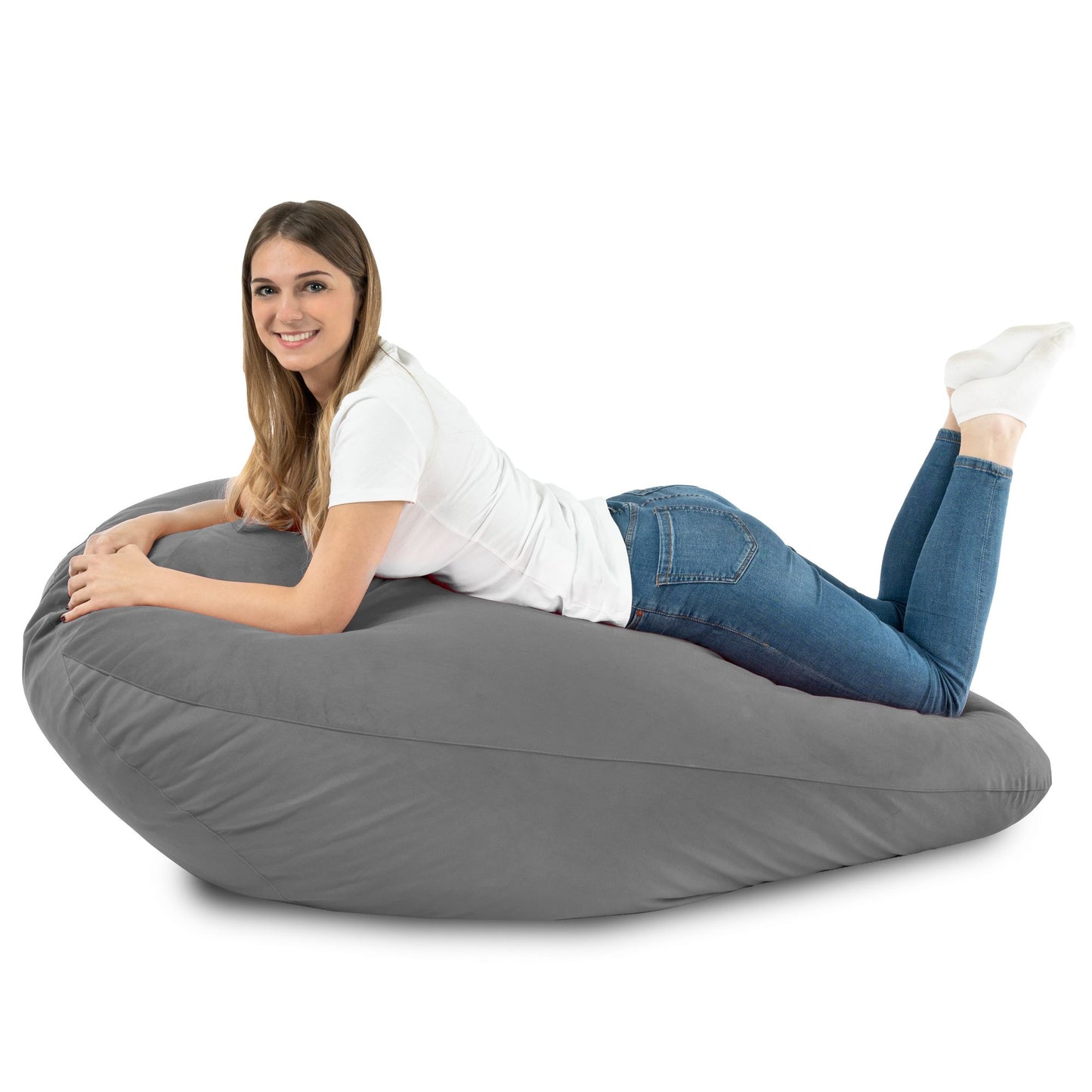 Sitzsack Flumpster Cloud XXL, grau