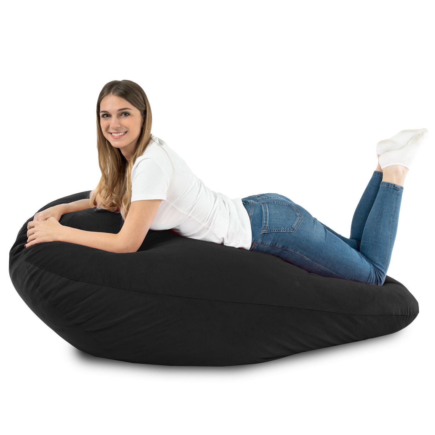 Sitzsack Flumpster Cloud XXL, schwarz
