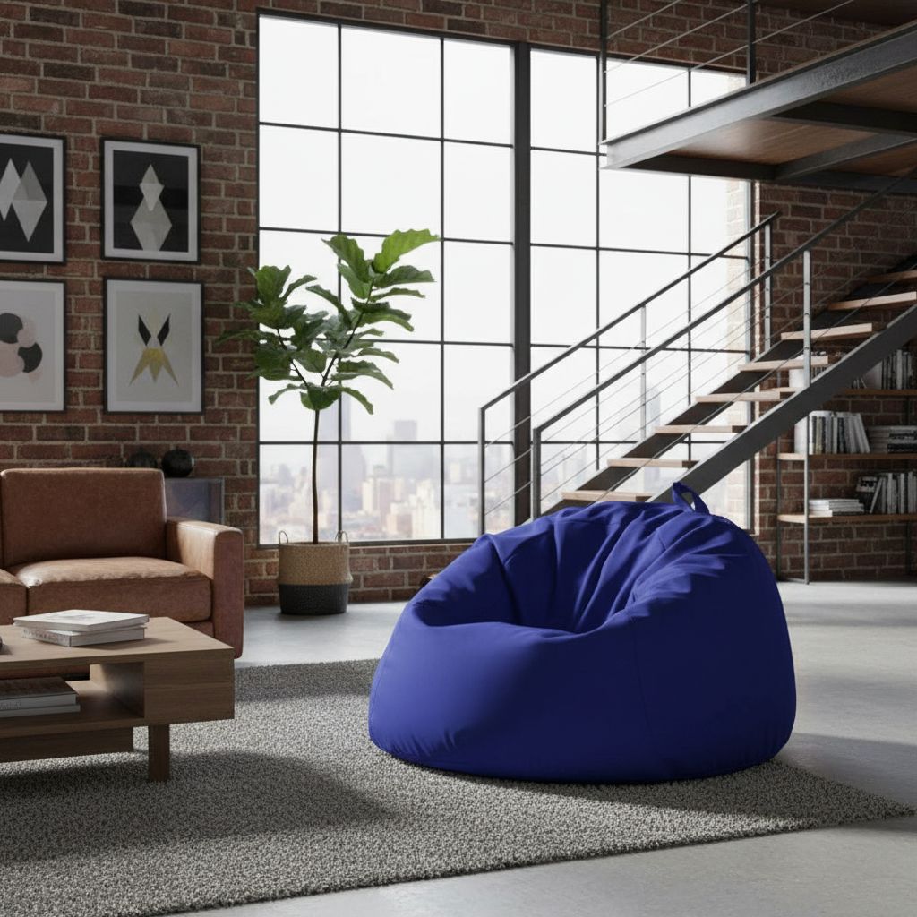 Sitzsack Flumpzilla Breeze, dunkelblau