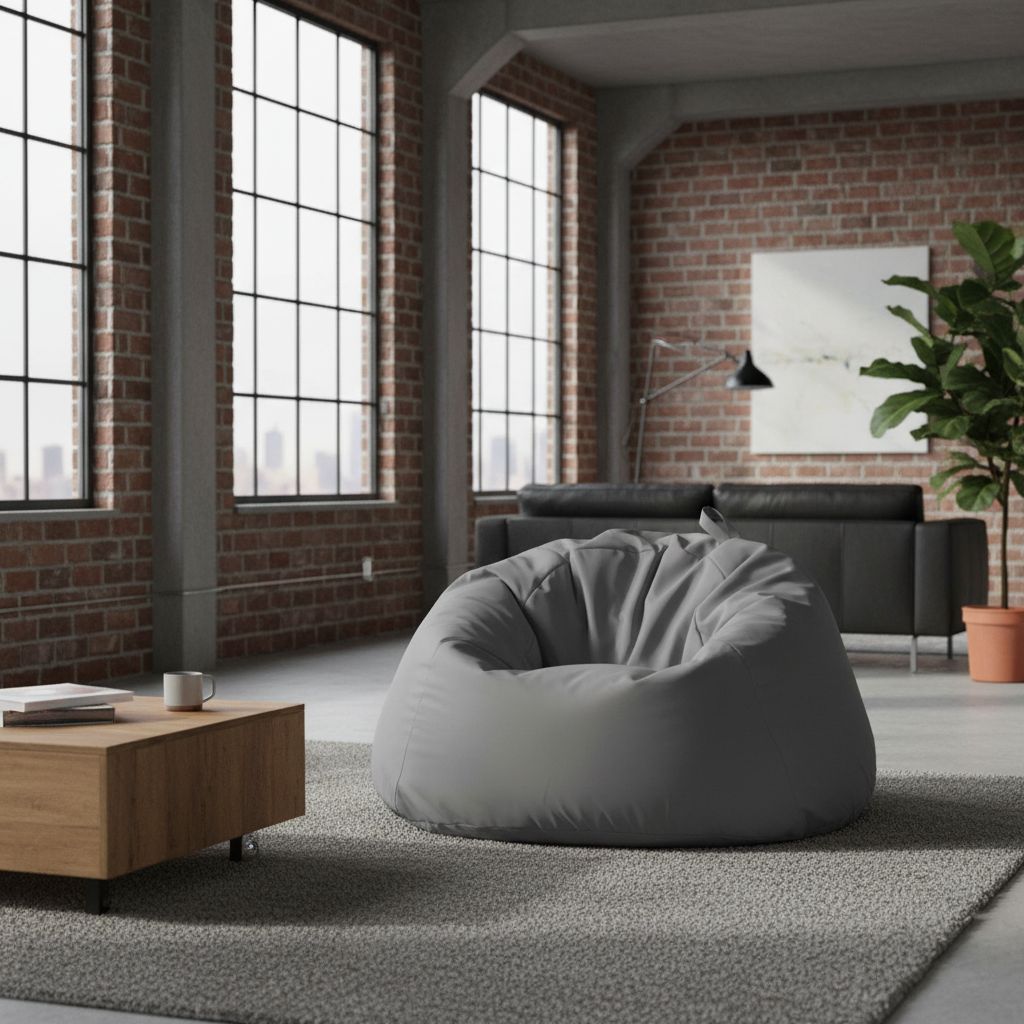 Sitzsack Flumpzilla Breeze, grau