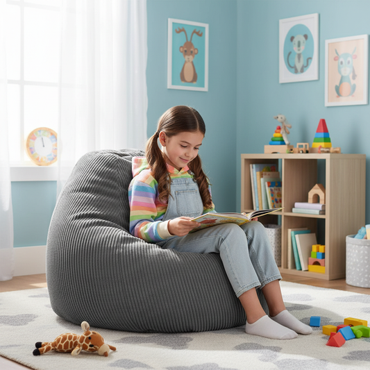 Sitzsack BeanBag Shara XL, anthrazit