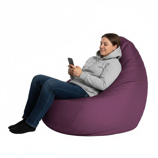 Sitzsack BeanBag Brava XXL, aubergine