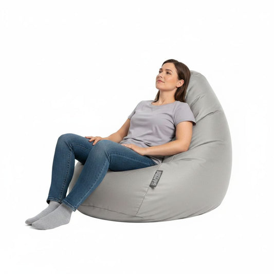 Sitzsack BeanBag Brava XXL, grau