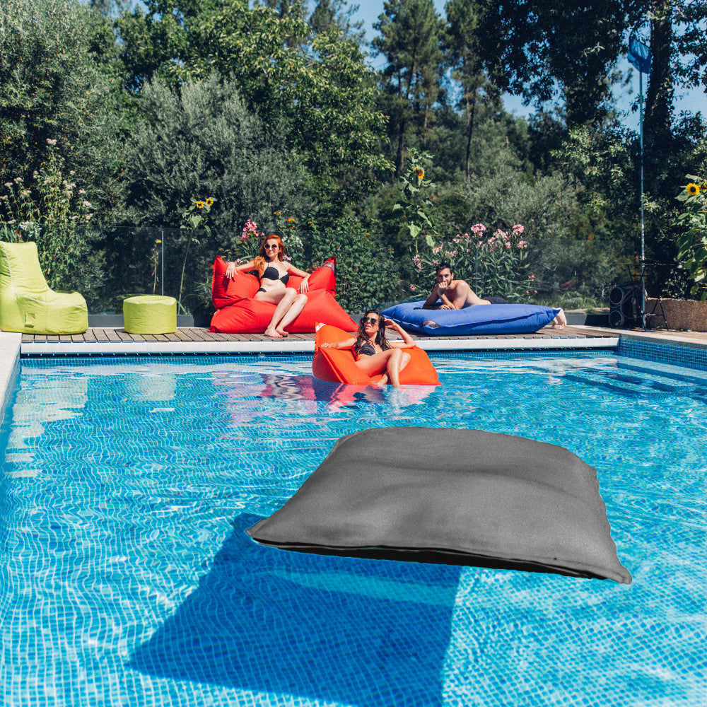 Sitzsack Schwimmkissen anthrazit