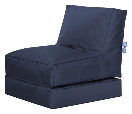 Sitzsack Twist Scuba, jeansblau