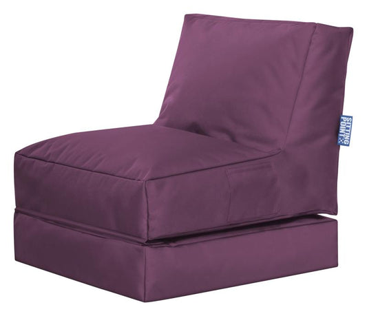 Sitzsack Twist Scuba, aubergine