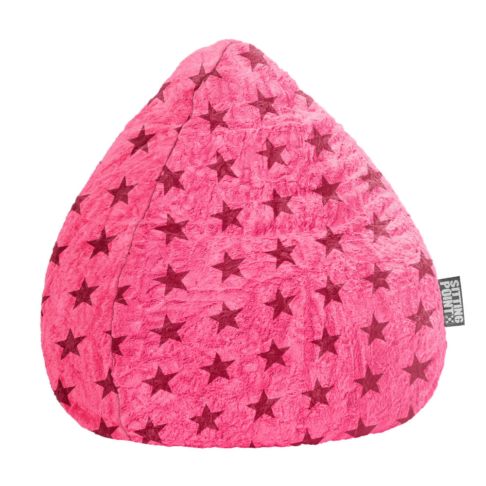 Sitzsack BeanBag Fluffy Stars XL, pink