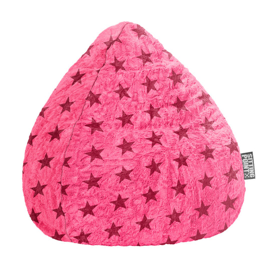 Sitzsack BeanBag Fluffy Stars XL, pink