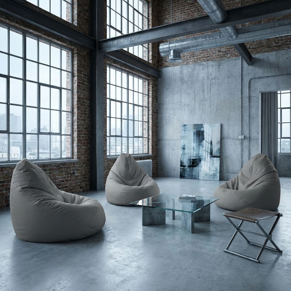 Sitzsack Flumpster Breeze XXL, grau