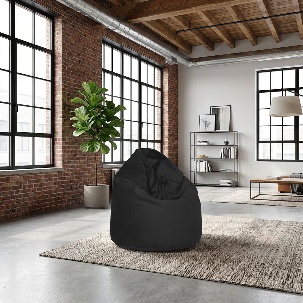 Sitzsack Flumpy Cloud XXL, schwarz