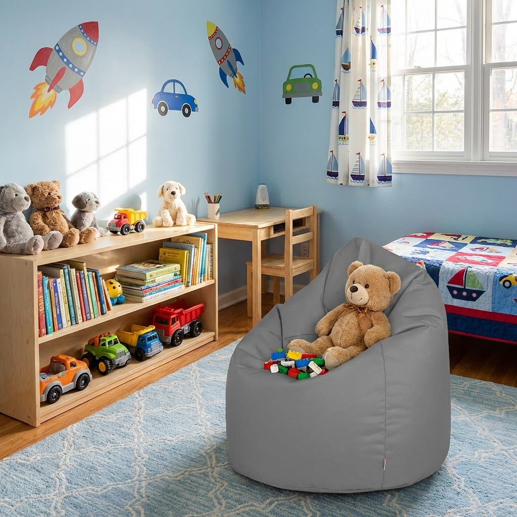 Sitzsack Flumpy Breeze L, grau