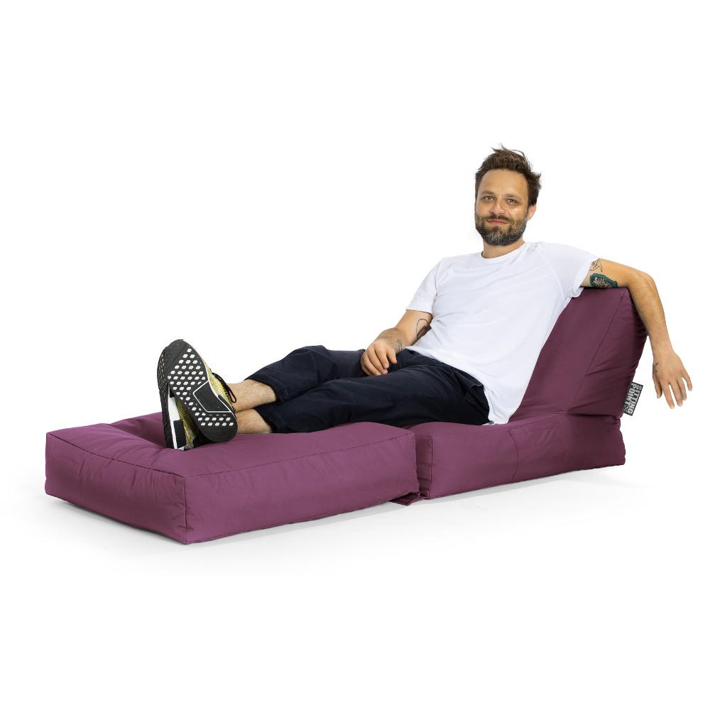 Sitzsack Twist Scuba, aubergine