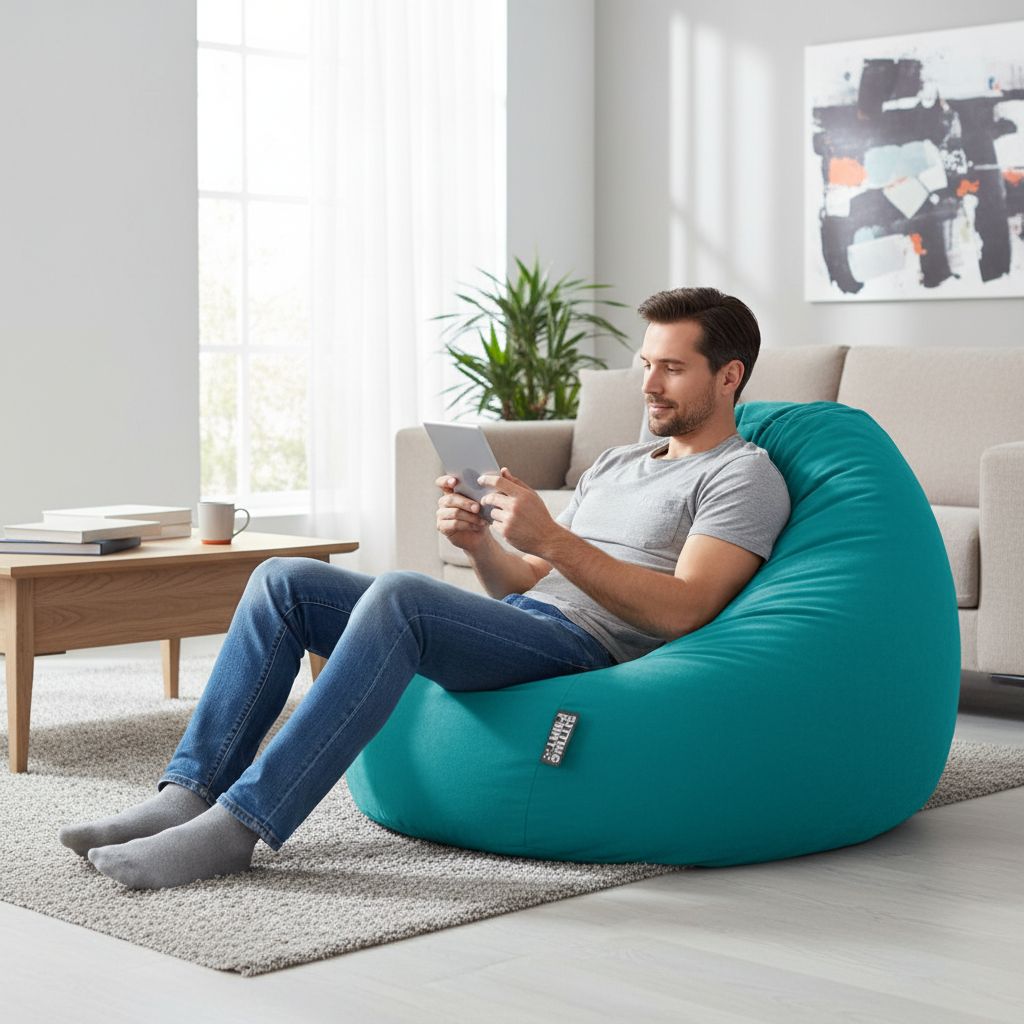 Sitzsack BeanBag Easy XXL, smaragd