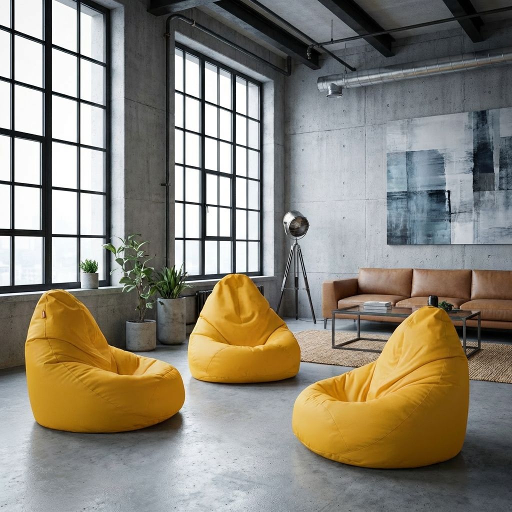 Sitzsack Flumpster Breeze XXL, gelb