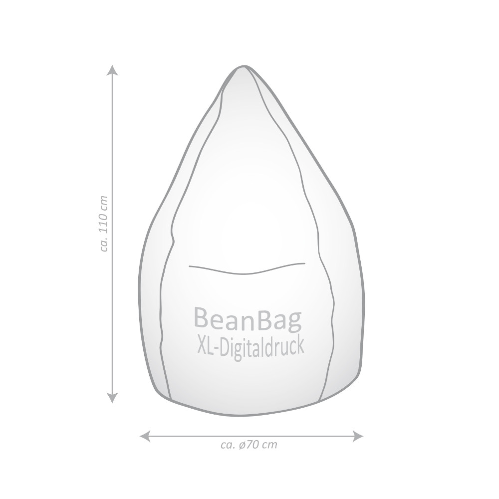 Sitzsack BeanBag Bricks XL