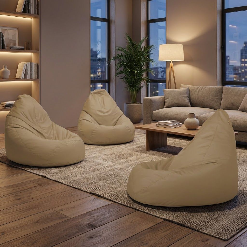 Sitzsack Flumpster Breeze XXL, beige