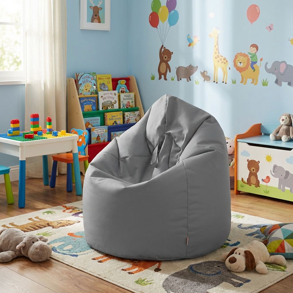 Sitzsack Flumpy Breeze L, grau