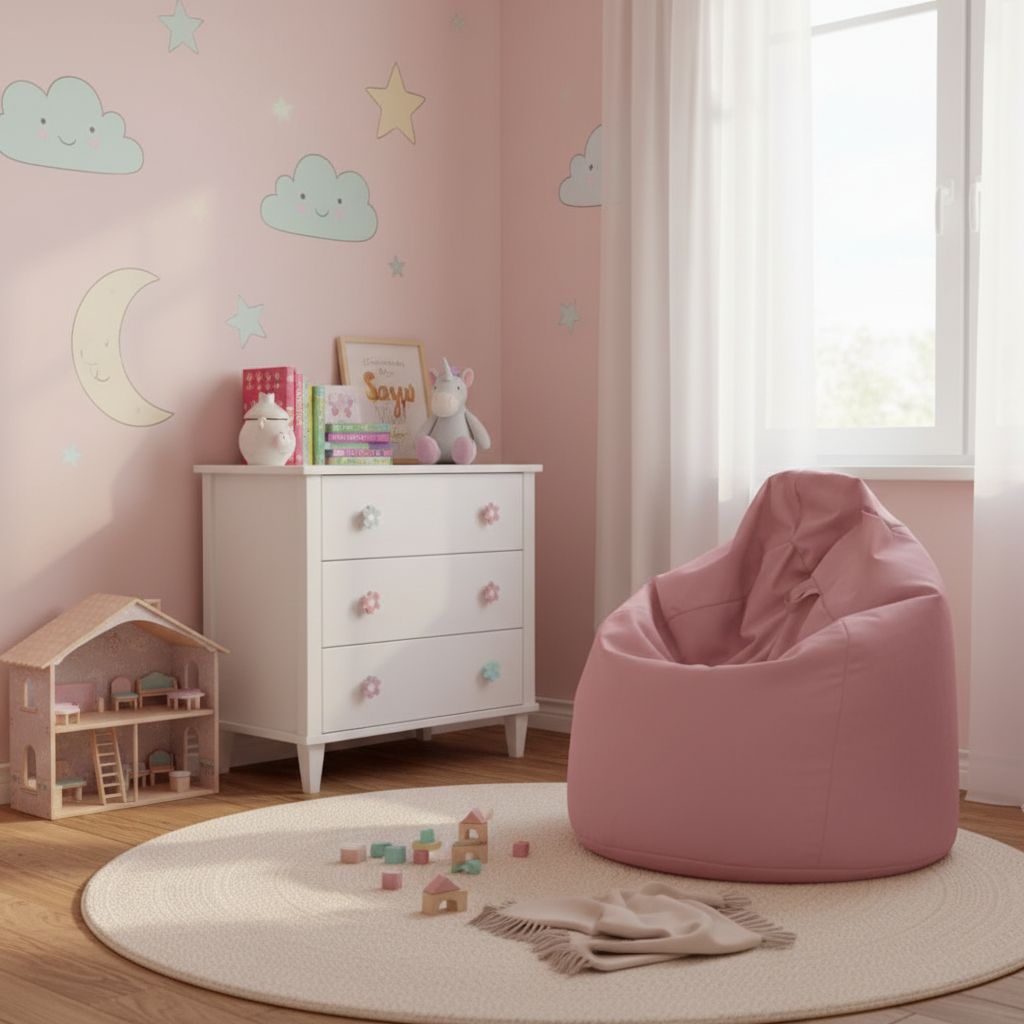 Sitzsack Flumpy Cloud L, altrose