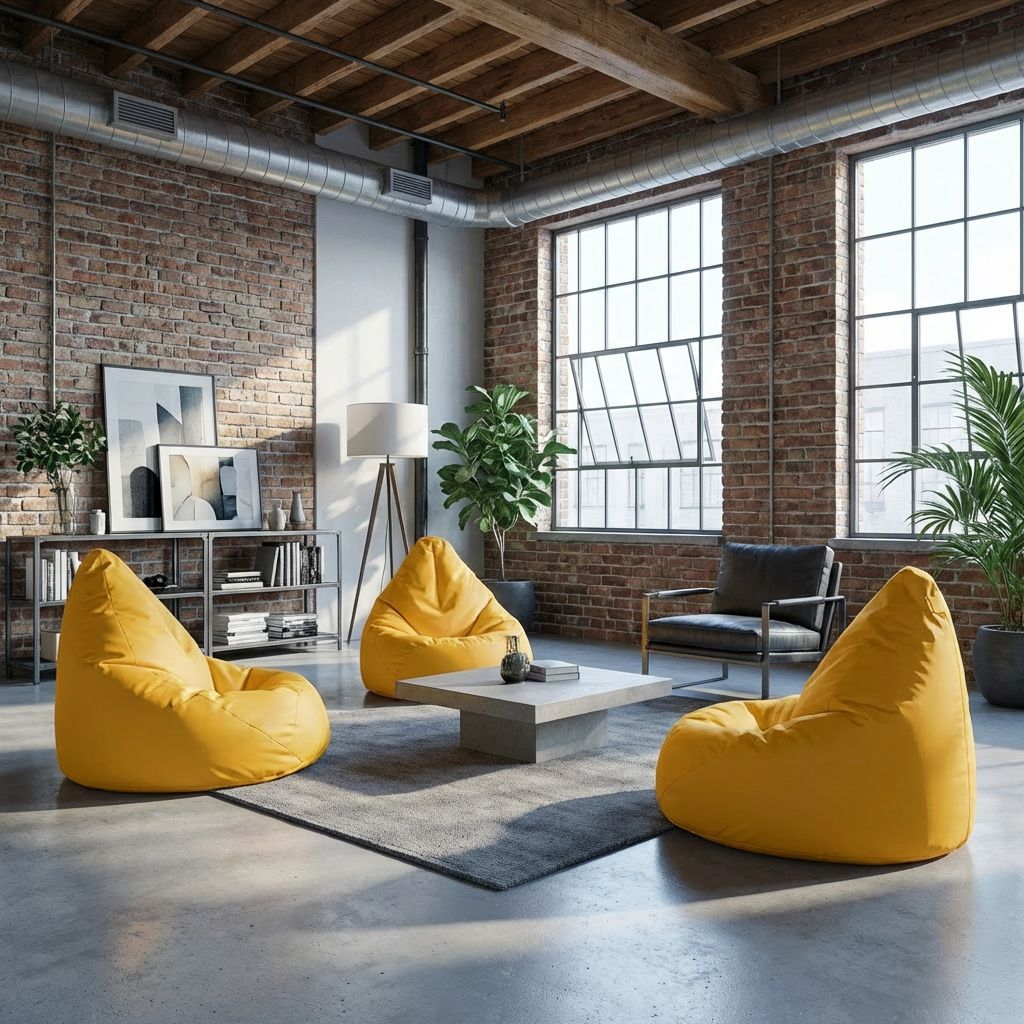 Sitzsack Flumpster Breeze XXL, gelb