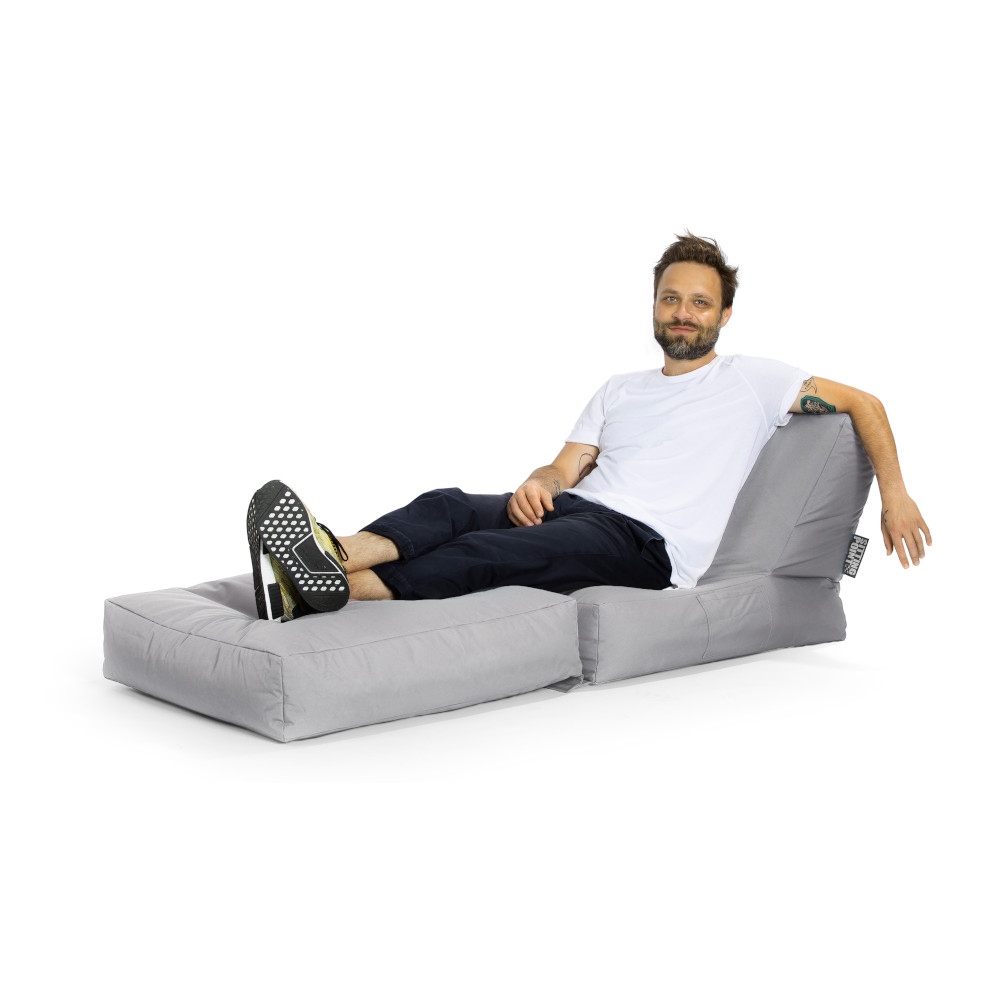 Sitzsack Twist Scuba, grau