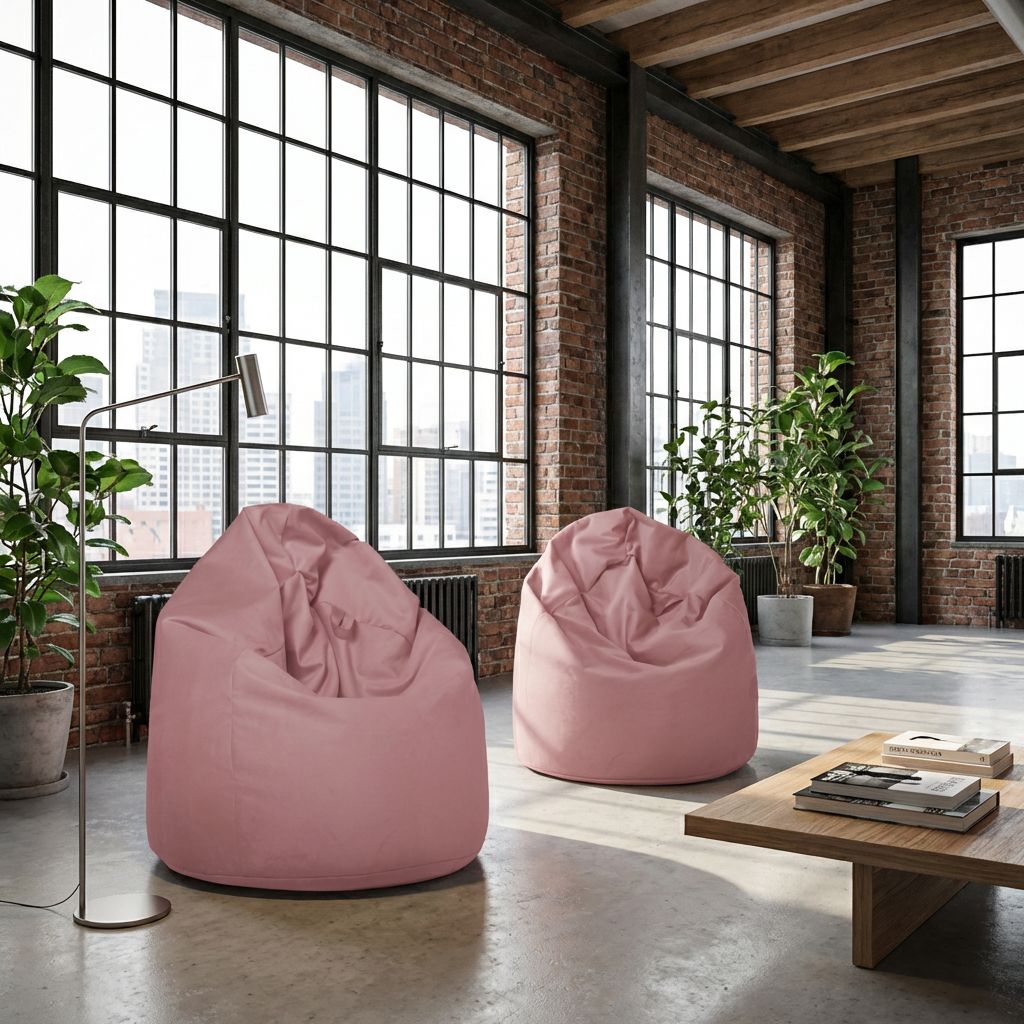 Sitzsack Flumpy Cloud XXL, altrose