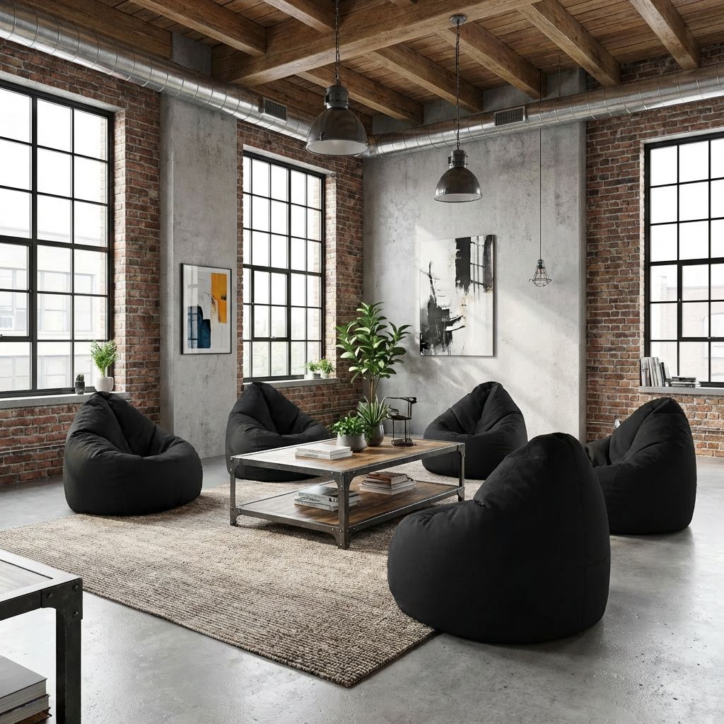 Sitzsack Flumpy Cloud XXL, schwarz