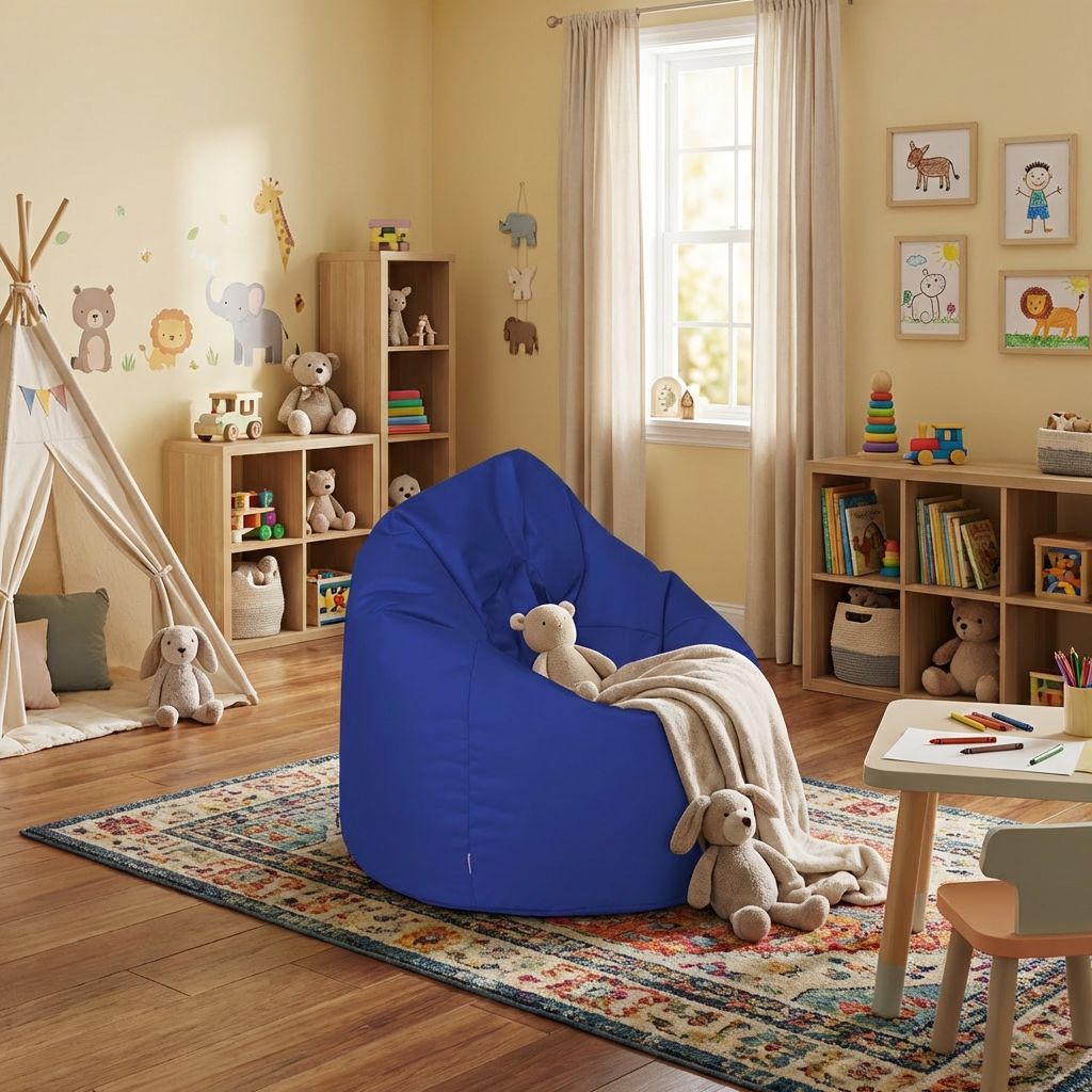 Sitzsack Flumpy Breeze L, dunkelblau