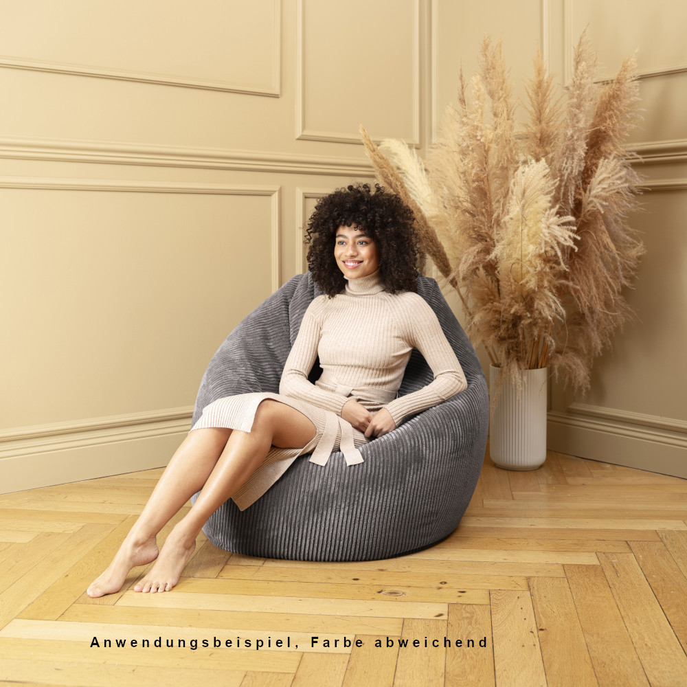 Sitzsack BeanBag Shara XL, anthrazit