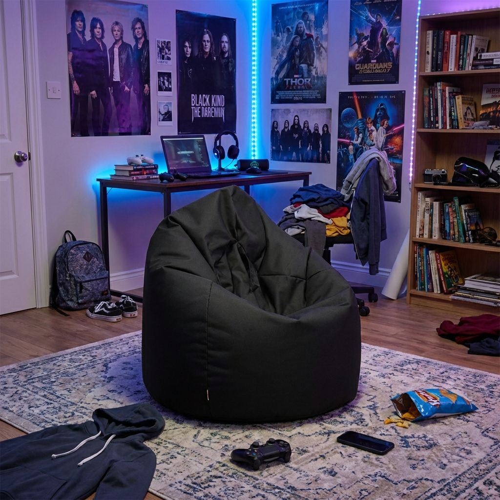 Sitzsack Flumpy Breeze XL, schwarz