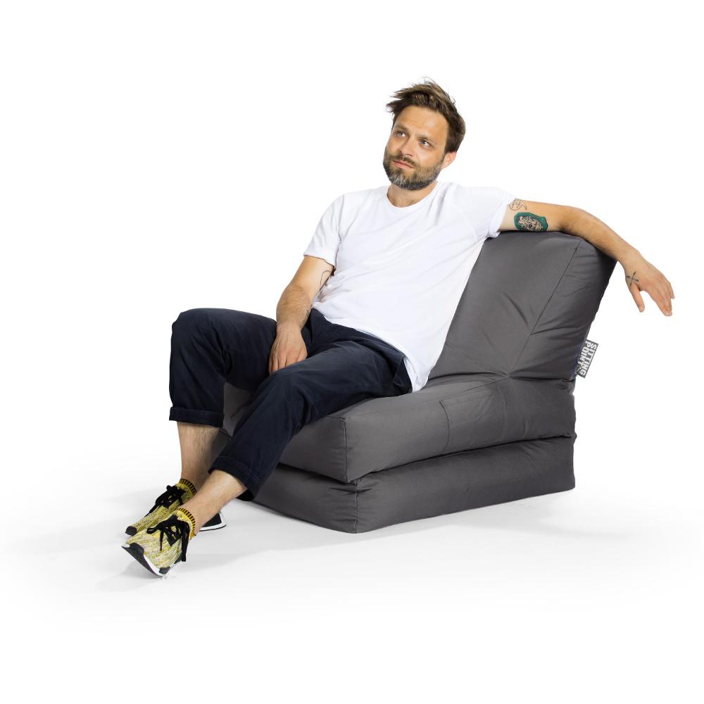 Sitzsack Twist Scuba, anthrazit