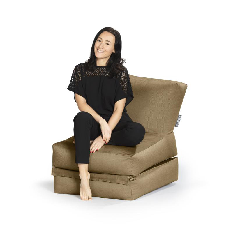 Sitzsack Twist OUTSIDE, braun (mit Innenhülle)