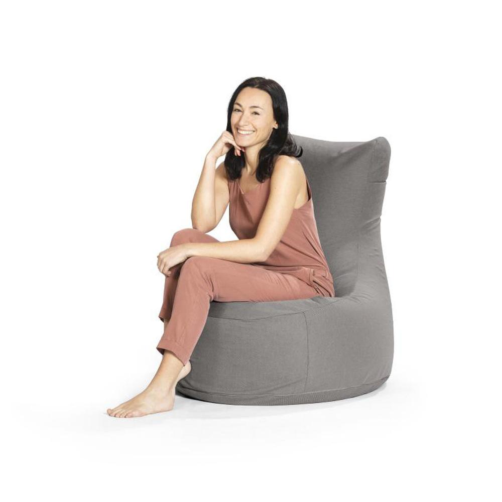 Sitzsack Swing OUTSIDE, grau (mit Innenhülle)